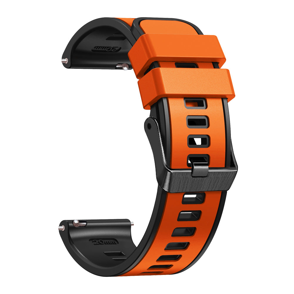 For Huawei Watch Buds GT 3 SE GT 3 Pro 46mm Silicone Watchband 22mm Dual Color Watch Strap For Huawei Watch Buds GT 3 SE GT 3 Pro 46mm Silicone Watchband 22mm Dual Color Watch Strap